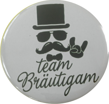 JGA Button Team Bräutigam - zum Schließen ins Bild klicken